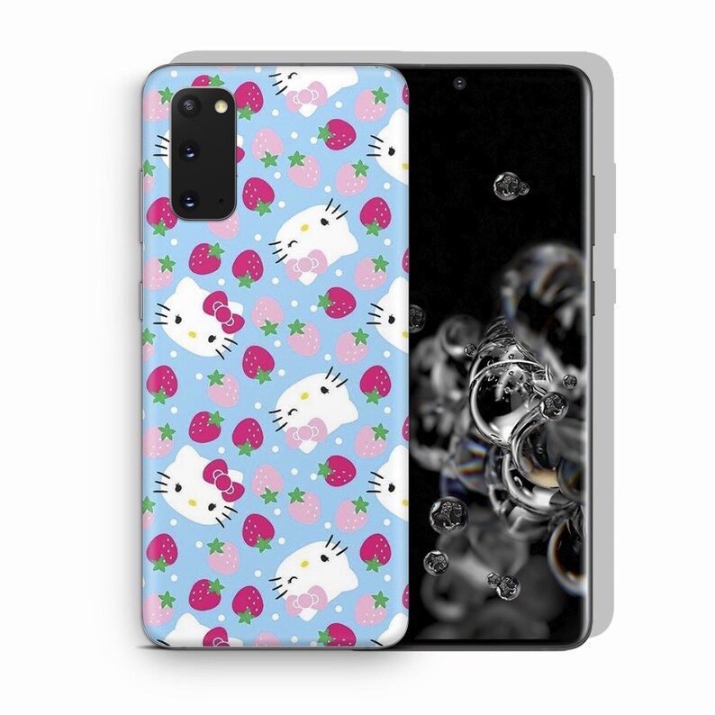 Hello Kitty K2 Mobilskal Skal För Samsung Galaxy S20 S21 S22 S23 S24 S25 FE Plus Ultra Edge Japan Japansk Katt Vit Tecknad Figur 2