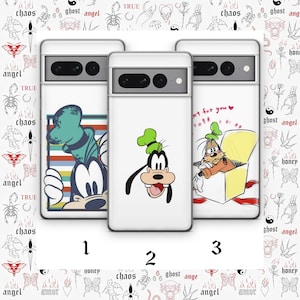 Goofy 8 Phone Case Cover For Google Pixel 6 6A 7 7A 8 8A 9 9A Pro XL Models Disney Cartoon Dog Character Goof Funny Comics Doggy Pluto