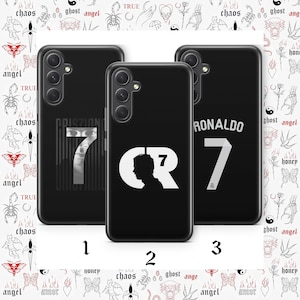 Cristiano Ronaldo R7 Telefoon Case Cover Voor Samsung A13 A14 A15 A16 A25 A26 A33 A34 A35 A36 A53 A54 A55 A56 A72 A73 + Meer Modellen Voetbal