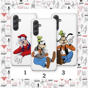 Goofy 7 Handy Hülle Hülle Für Samsung A13 A14 A15 A16 A25 A26 A33 A34 A35 A36 A53 A54 A55 A56 A72 A73 + weitere Modelle Disney Cartoon Hund