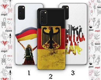 German Flag 2 Phone Case Case For Samsung Galaxy S20 S21 S22 S23 S24 S25 FE Plus Ultra Edge Germany Flag Deutsche Flagge Country Flag