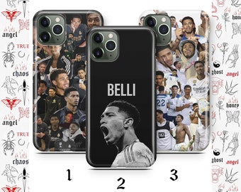 Jude Bellingham 3 Phone Case For Apple iPhone 11 12 13 14 15 16 e 17 Air PRO Plus Mini Max English Football Player Soccer Game British
