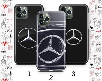 German Car Merc 1 Phone Case Cover For Apple iPhone 11 12 13 14 15 16 PRO PLuS MiNI MAX Models Luxury Car Benz Phone Case G Wagon S-Class