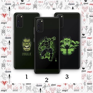 Hulk 7 Phone Case Cover For Samsung Galaxy S20 S21 S22 S23 S24 FE S25 Plus Ultra Models Superhero Cartoon Movie Bruce Banner Incredible Hulk