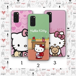Hello Kitty K7 Phone Case Cover For Samsung Galaxy S20 S21 S22 S23 S24 FE S25 Plus Ultra Models Japan Japanese Kitty White Cartoon Character