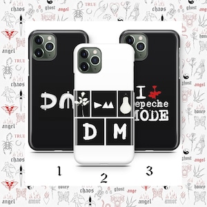 Funda para teléfono Depeche Mode 9 para Apple iPhone 11 12 13 14 15 16 y 17 Air PRO Plus Mini Max Banda de música electrónica inglesa Reino Unido Personal Jesus