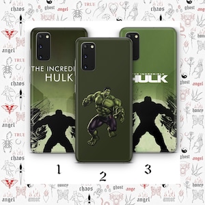 Hulk 4 Phone Case Cover For Samsung Galaxy S20 S21 S22 S23 S24 FE S25 Plus Ultra Models Superhero Cartoon Movie Bruce Banner Incredible Hulk