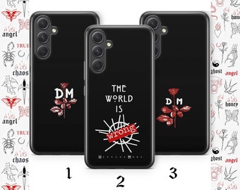 Depeche Mode 4 Handytasche Hülle Für Samsung A14 A15 A16 A17 A25 A26 A33 A34 A35 A36 A53 A54 A55 A56 A72 A73 + Weitere Modelle Englische Musik Band