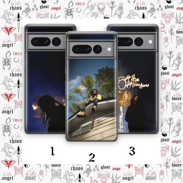 J Cole 1 Phone Case Cover For Google Pixel 7 7A 7 Pro 8 Pro Models American Rapper Singer Artist Rap Music Hip Hop