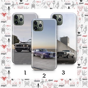 American Muscle Car 5 Phone Case Cover For Apple iPhone 11 12 13 14 15 16 PRO PLuS MiNI MAX Model USA Muscle Car Phone Case Cobra Race Car