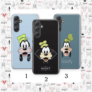 Goofy 2 Handy Hülle Hülle Für Samsung A13 A14 A15 A16 A25 A26 A33 A34 A35 A36 A53 A54 A55 A56 A72 A73 + weitere Modelle Disney Cartoon Hund