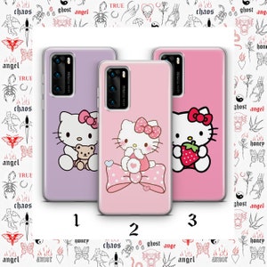 Funda de teléfono Hello Kitty K1 para Huawei P9 P10 P20 P30 P40 Lite PRO Plus LG G5 G6 Modelos Japón Gatito japonés Personaje de dibujos animados Gato blanco