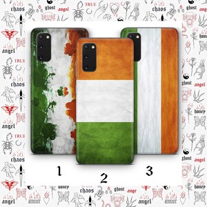 Irish Flag 1 Phone Case Cover For Samsung Galaxy S20 S21 S22 S23 S24 FE S25 Plus Ultra Models Flag Of Ireland Tricolor Green White Orange