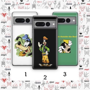 Goofy 5 Phone Case Cover For Google Pixel 6 6A 7 7A 8 8A 9 9A Pro XL Models Disney Cartoon Dog Character Goof Funny Comics Doggy Pluto