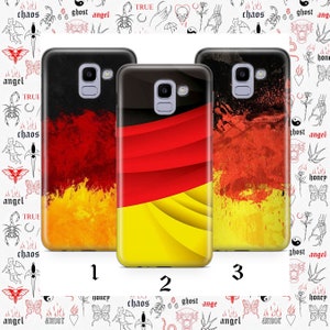 German Flag 1 Phone Case Cover For Samsung Galaxy A3 A5 A6 A7 A8 J3 J5 J6 J7 Models Germany Flag Deutsche Flagge Country Flag Deutschland
