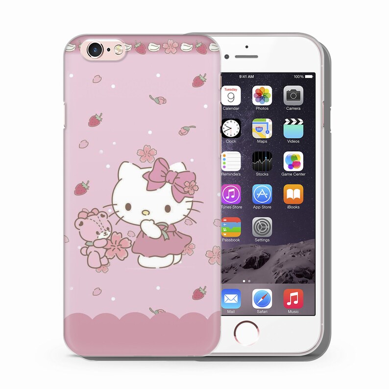 Hello Kitty K3 Telefon Fall Abdeckung für Apple iPhone 5 SE 2020 2022 6 7 8 X Xs XR MaX PLUS Modelle Japan japanische Kitty weiße Zeichentrickfigur 3