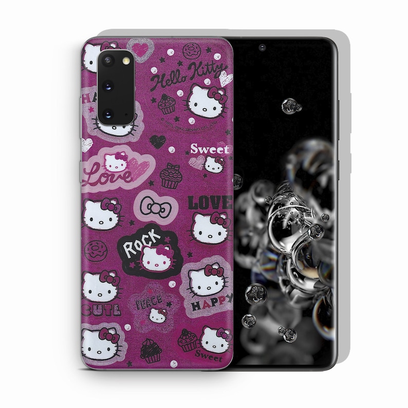 Hello Kitty K2 Mobilskal Skal För Samsung Galaxy S20 S21 S22 S23 S24 S25 FE Plus Ultra Edge Japan Japansk Katt Vit Tecknad Figur 3