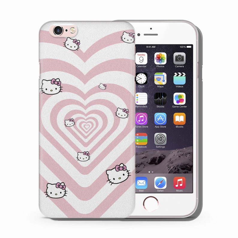 Hello Kitty K3 Telefon Fall Abdeckung für Apple iPhone 5 SE 2020 2022 6 7 8 X Xs XR MaX PLUS Modelle Japan japanische Kitty weiße Zeichentrickfigur 2