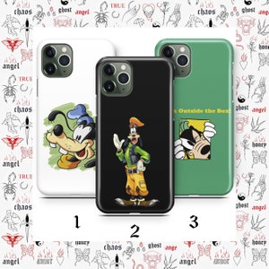 Goofy 5 Phone Case Cover For Apple iPhone 11 12 13 14 15 16 PRO PLuS MiNI MAX Models Disney Cartoon Dog Character Goof Funny Comics Pluto