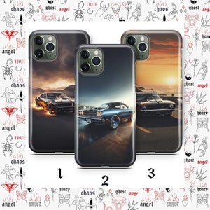 American Muscle Car 1 Phone Case Cover For Apple iPhone 11 12 13 14 15 16 PRO PLuS MiNI MAX Model USA Muscle Car Phone Case Cobra Race Car