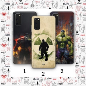 Hulk 6 Phone Case Cover For Samsung Galaxy S20 S21 S22 S23 S24 FE S25 Plus Ultra Models Superhero Cartoon Movie Bruce Banner Incredible Hulk