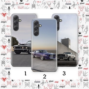American Muskel Car 5 Telefon Fall Abdeckung für Samsung A13 A14 A15 A16 A25 A26 A33 A34 A35 A36 A53 A54 A55 A56 A72 A73 + weitere Modelle USA Auto