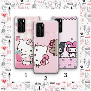 Hello Kitty K8 Phone Case Cover For Huawei P9 P10 P20 P30 P40 Lite PRO Plus LG G5 G6 Models Japan Japanese Kitty White Cartoon Character Cat