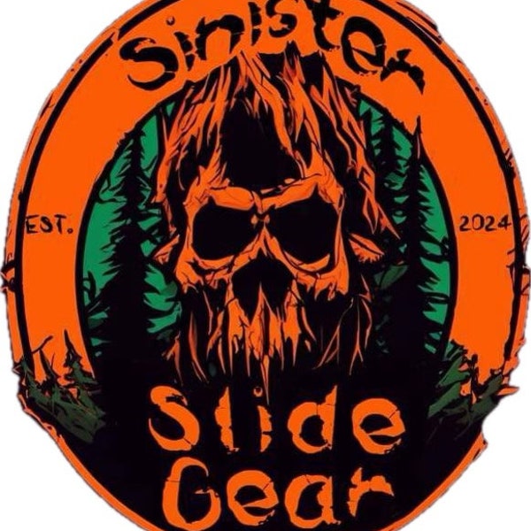 Sinister Slide Gear logo sticker