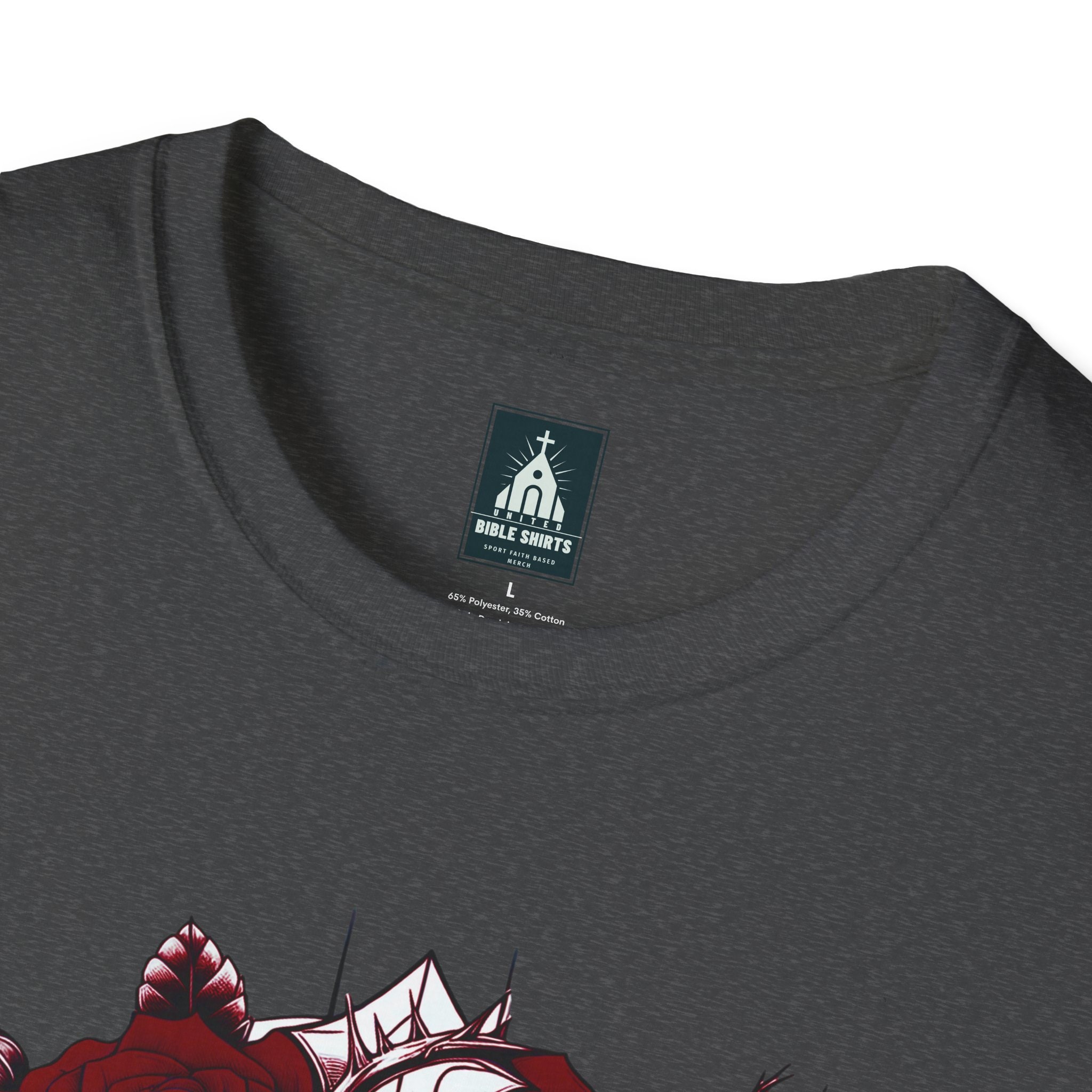 Rosen Kreuz Unisex Softstyle T-Shirt - Etsy.de