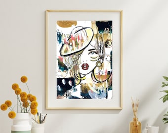 Tirage d'art - Illustration de G Sauronn - art mural moderne - décoration d'intérieur - Tirage d’art, Affiche, Illustration - Home decor