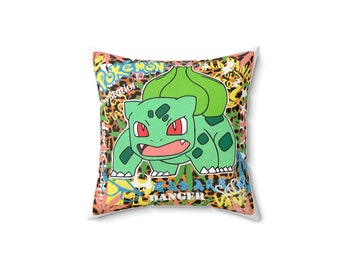 Pokemon Bulbasaur Pillow Cojín Sofá