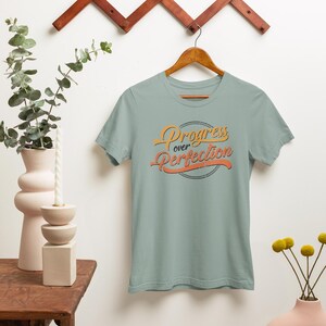 Progress Over Perfection Shirt | Teacher Shirts | Back to School Shirt | Gift for Teacher | Teacher Appreciation | Inspirational |