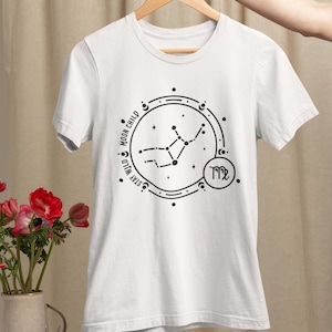 T-shirt Maagd sterrenbeeld – Starry Wild Moon Child Astrology T-shirt