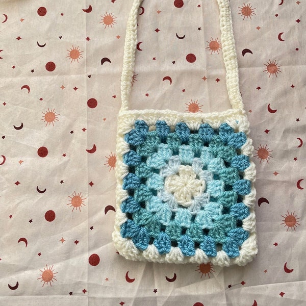 Sac bandoulière en crochet