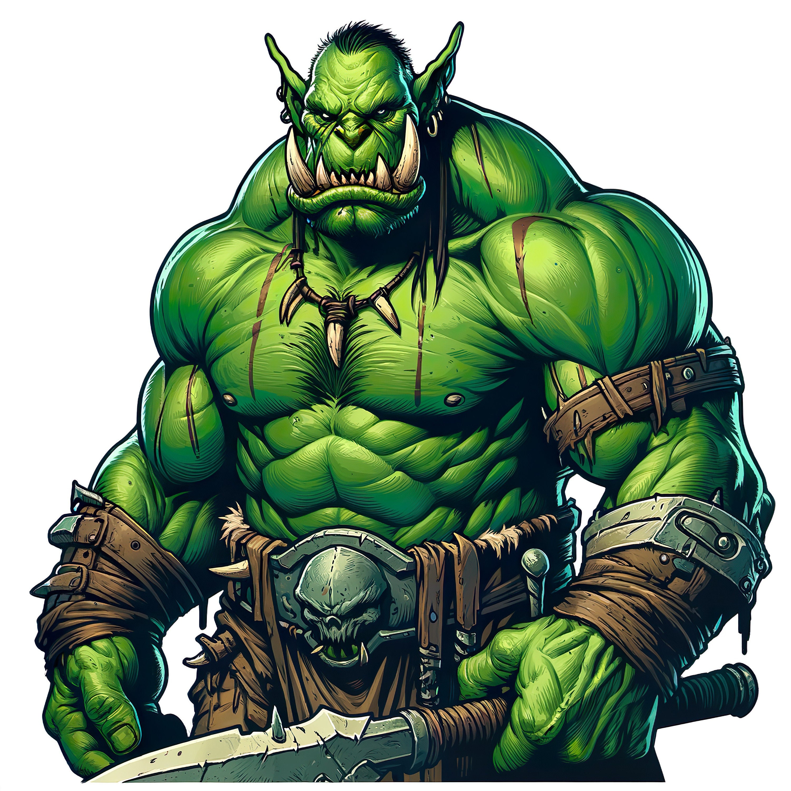 Ork With Knife - Etsy