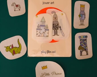 スティック アンド ステッチの刺繍パターン 童話、サルキーの刺繍スティック アンド ステッチ、子供用の剥がして貼る刺繍転写