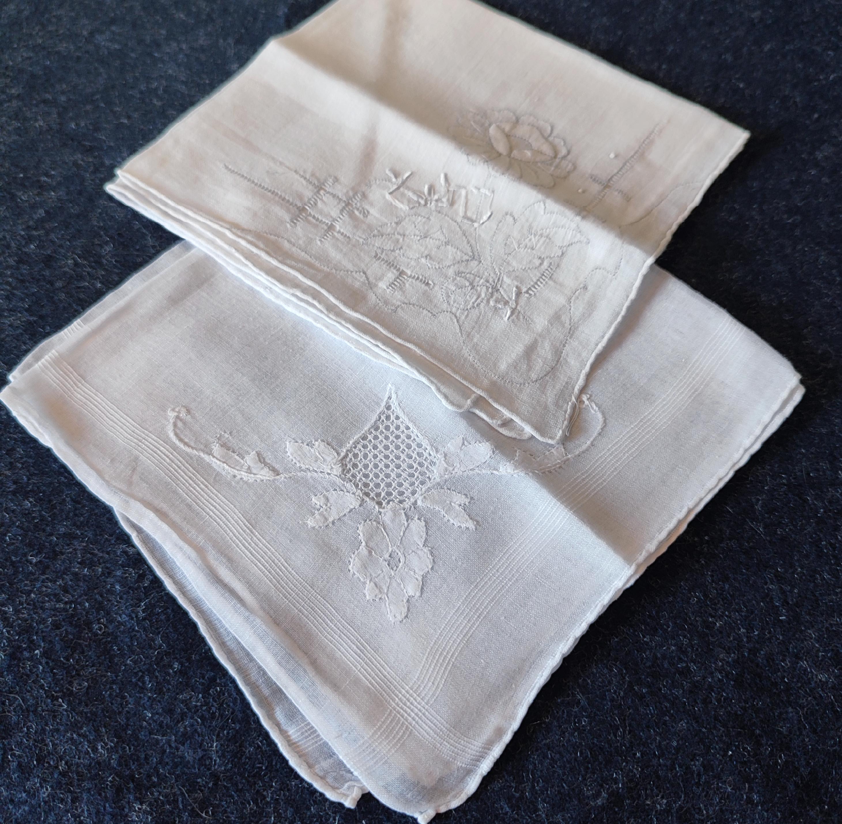 Lot De 4 Mouchoirs Homme Hanae Mori - Motif Paisley Vintage - Coton - Japon - Occasion Très Bon état