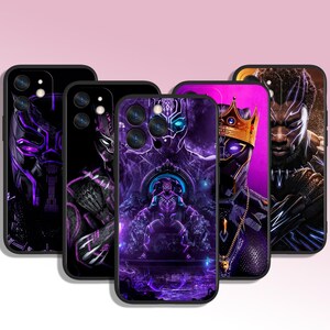 Superhero Panther Colorful Art Phone Case for iPhone 11 12 13 14 15 XS XR Plus Pro Max/ for Samsung Galaxy Note Ultra S25 S24 S23 A16 A15