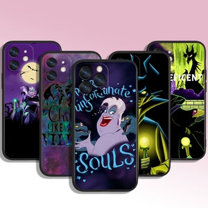 Custodia per telefono con motivo Regina del Male per iPhone 8 11 12 13 14 15 XS XR Plus Pro Max / per Samsung Galaxy Note Ultra S24 S23 S10 A14 A13