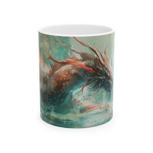 Rare Creature Coffee Mug, Legendary Rare Creature Coffee Mug, Cool Mug, Fantasy Mug, Fantasy Lover Gifts for Him/Her, Fantasy Creature Art