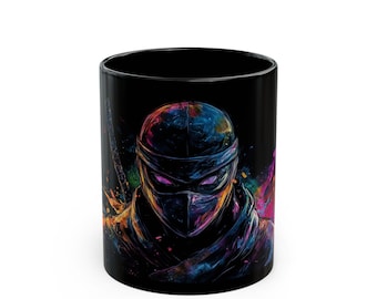 Ninja Coffee Mug, Legendary Ninja Mug, Fantasy Ninja Coffee Mug, Cool Mug, Fantasy Mug, Fantasy Gifts for Him/Her, Fantasy Art, Ninja Art