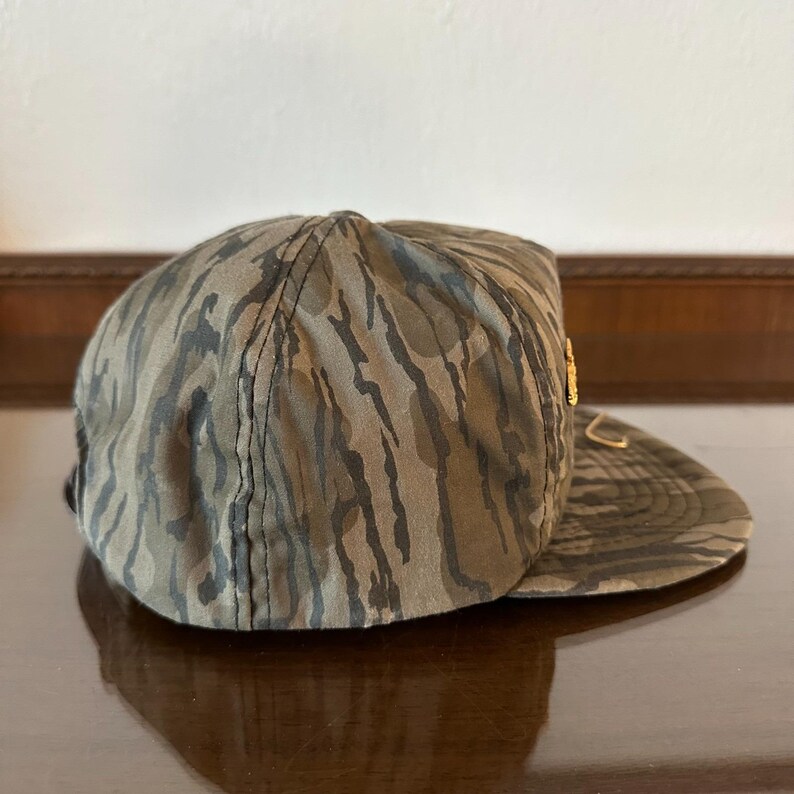 Gorra vintage Southern Outdoors Mossy Oak Fall Camo Graphic, fabricada en EE. UU., años 90 imagen 5