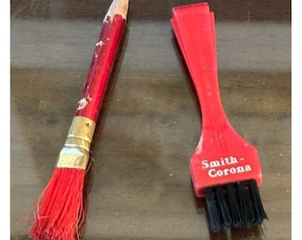 Vintage Smith Corona Typewriter Brush & Carbon Pencil w/ Hard Brush