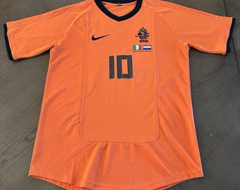 Bergamot 2000 Netherlands Home UEFA Euro Jersey Beckett QR