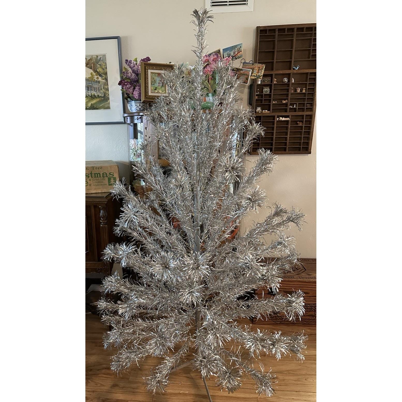 Aluminum Pom Pom Christmas Tree - Etsy