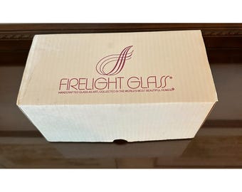 New Firelight Omni Tablelight Trio Small Oval Glass Oil Candles 3091