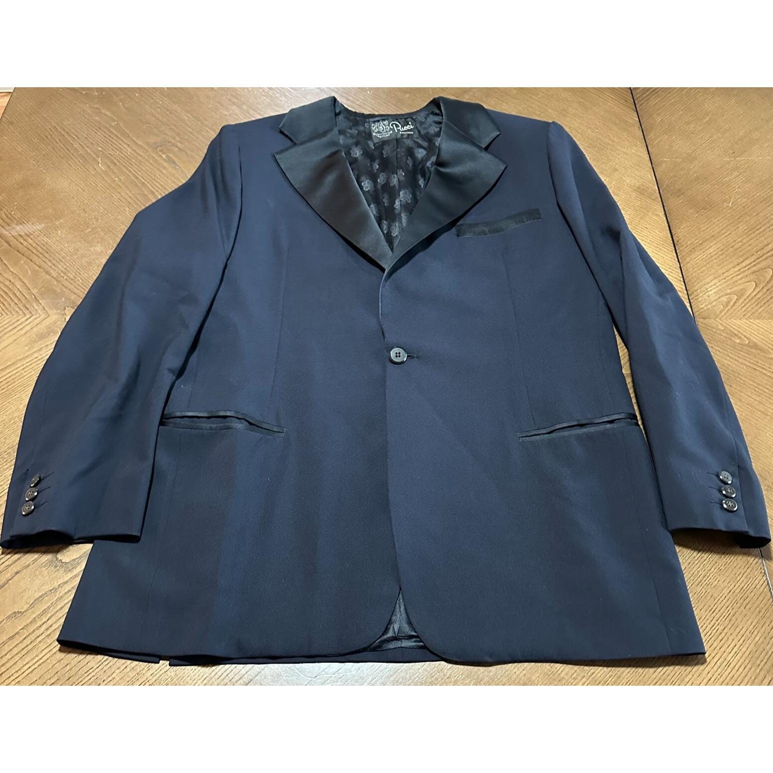 Emilio Pucci, True Vintage Emilio Pucci Chicago Men's Jacket Coat 70s 44 Coat Sports Blazer