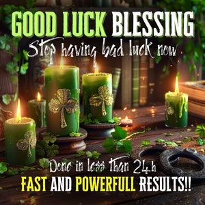 POWERFUL GOOD LUCK spell / good fortune spell, success spell, same day casting