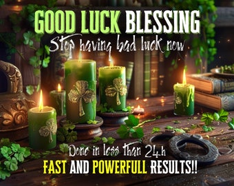 POWERFUL GOOD LUCK spell / good fortune spell, success spell, same day casting