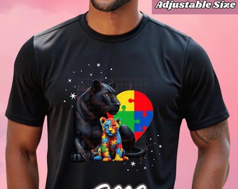 Autism Awareness PNG: Puzzle Piece Clipart, Sublimation Design (Digital Download
